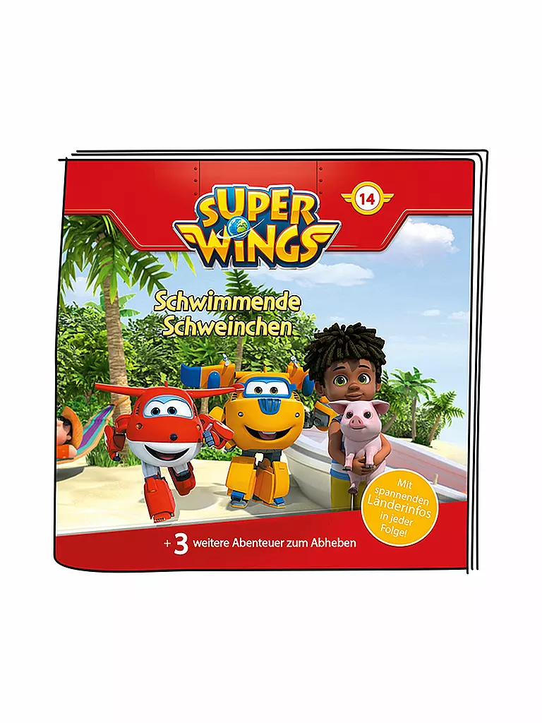 TONIES | Figurine audio - Super Wings - Les cochons nageurs | 