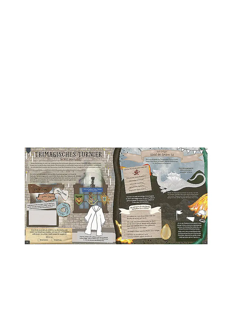 TOPP / FRECH VERLAG | Livre - Le livre d'activités non officiel Harry Potter - Mes aventures magiques Hart, Marisa | Multicolore