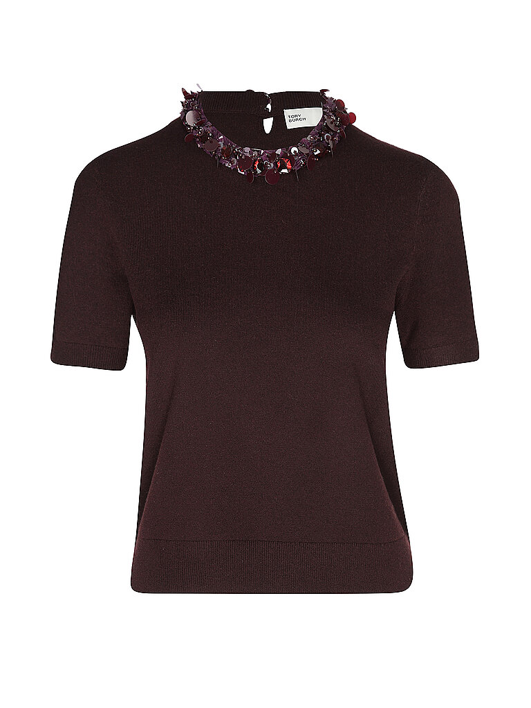 Tory Burch Pull rouge foncé XS