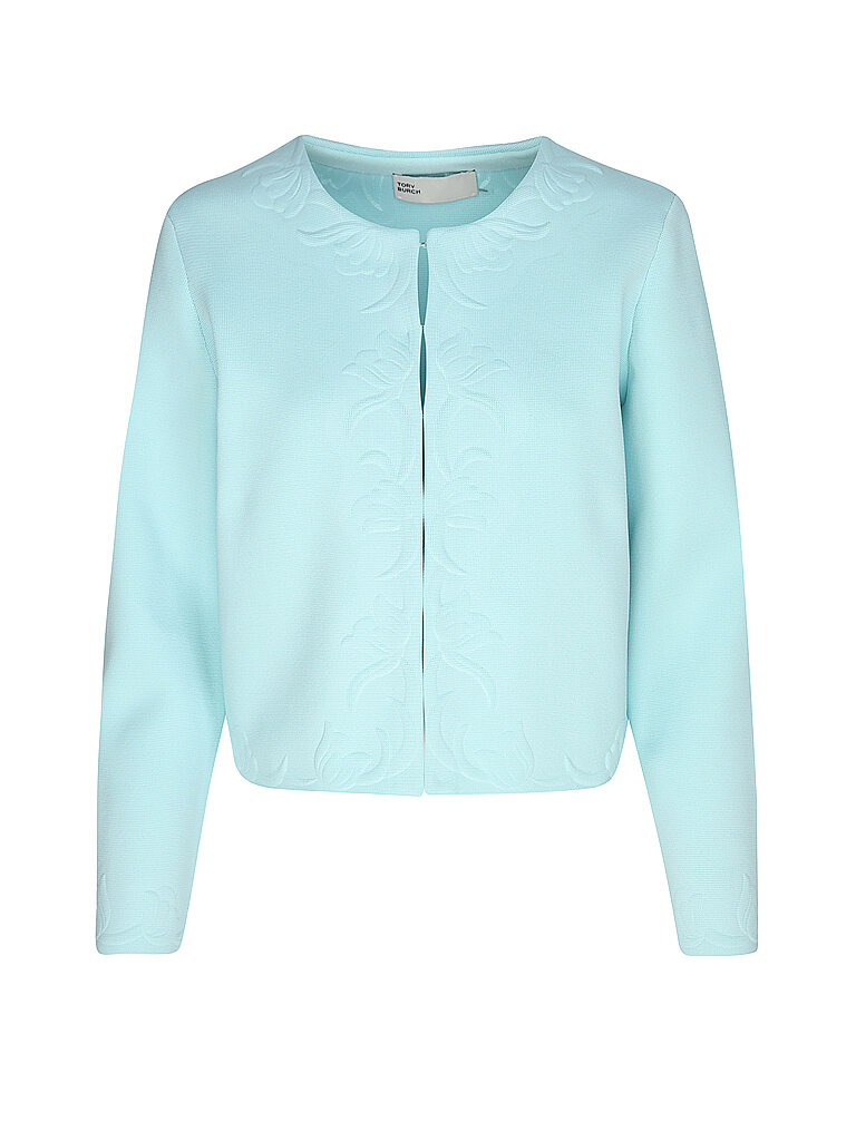 Tory Burch Veste courte bleu XS