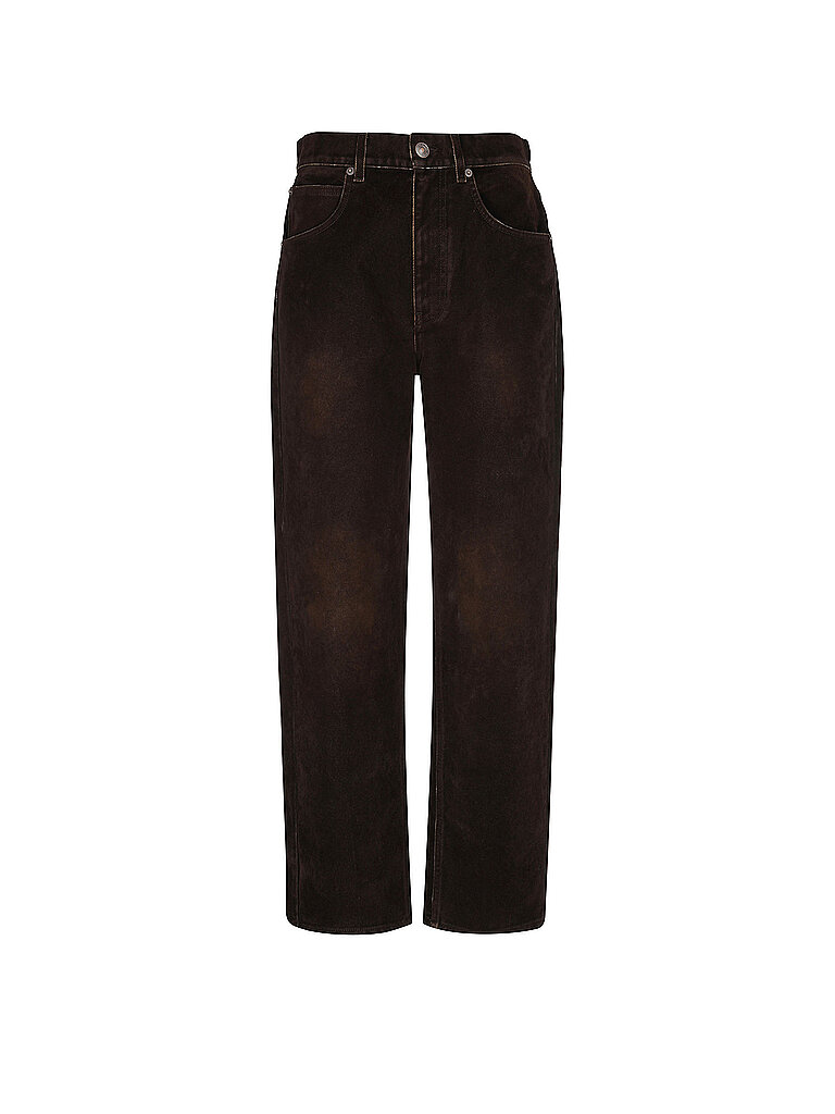 Jeans Jambe Large marron 26