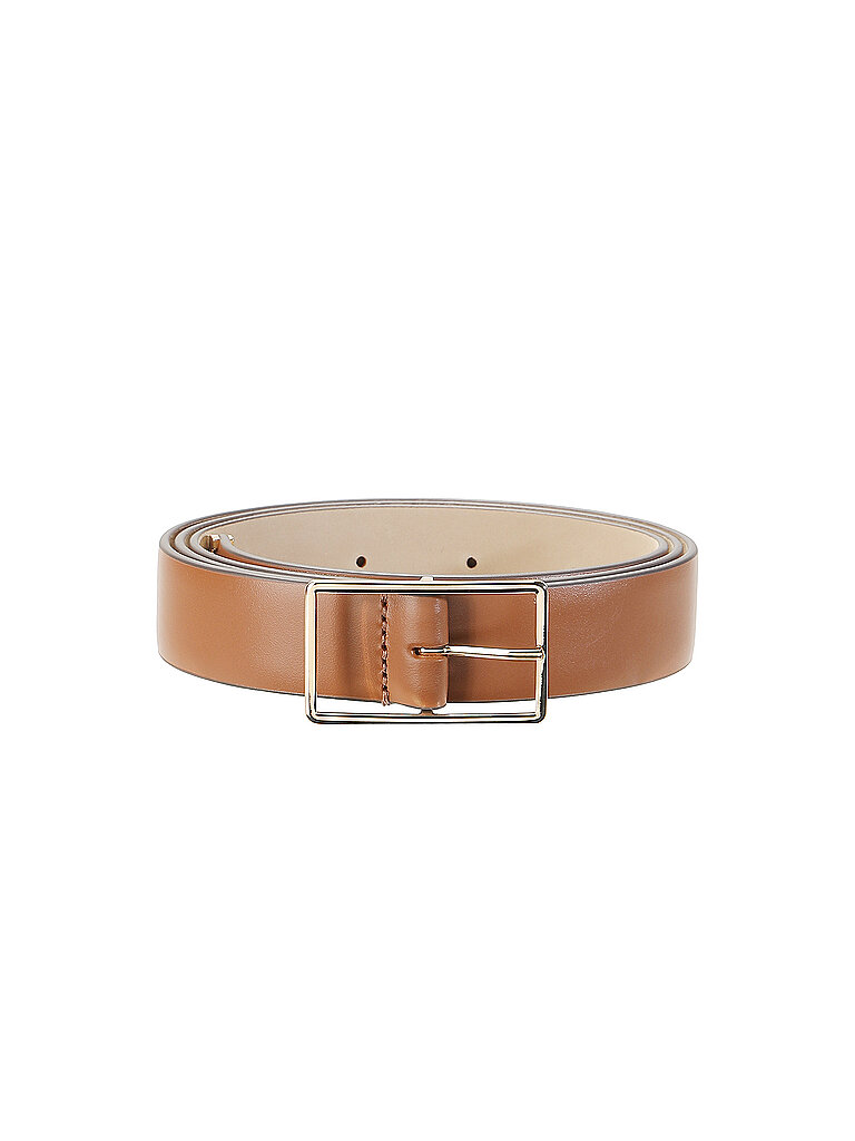 Ceinture en cuir marron clair S