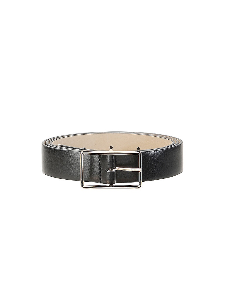 Ceinture en cuir noir M