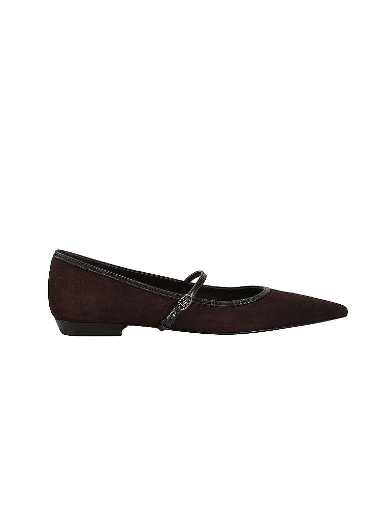 TORY BURCH Ballerines MARY JANE marron | 36 1/2