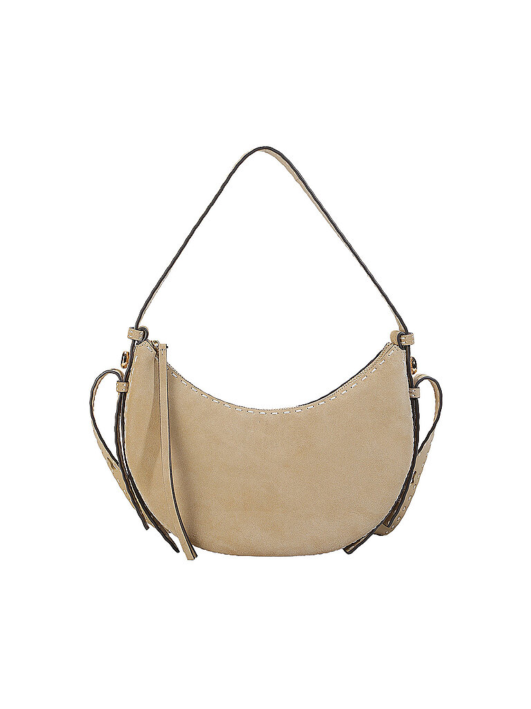 Sac en cuir - Hobo Bag ROMY Small crème