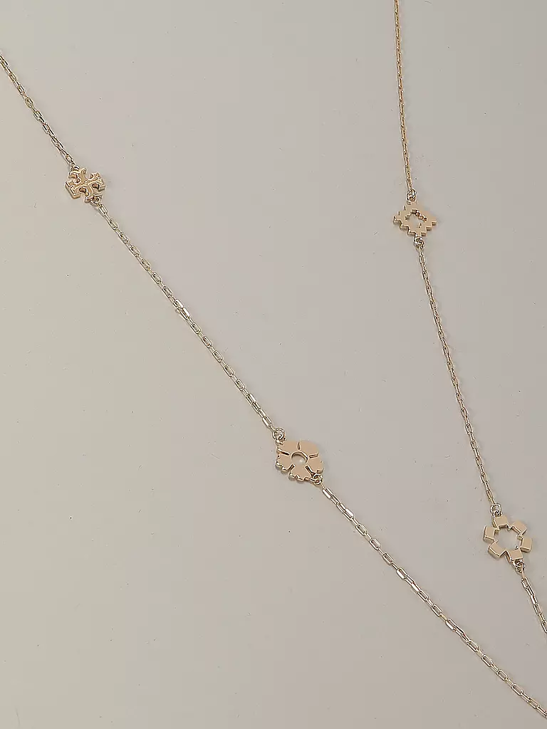 TORY BURCH | Collier KIRA CLOVER LONG NECKLACE | gold