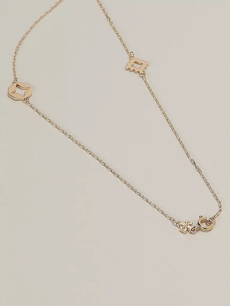TORY BURCH | Collier KIRA CLOVER LONG NECKLACE | 
