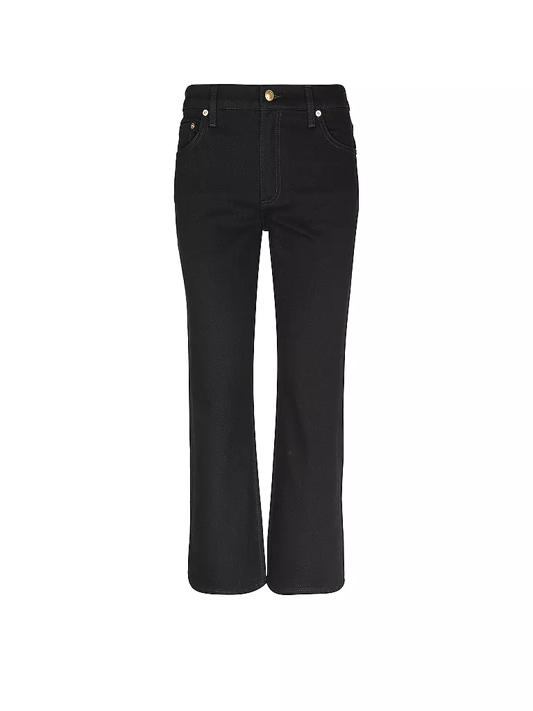 TORY BURCH | Jeans évasé 7/8 | schwarz