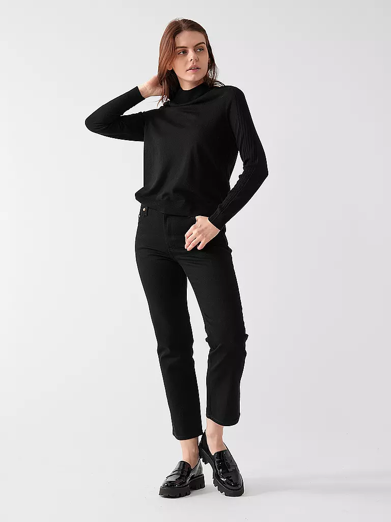 TORY BURCH | Jeans évasé 7/8 | schwarz