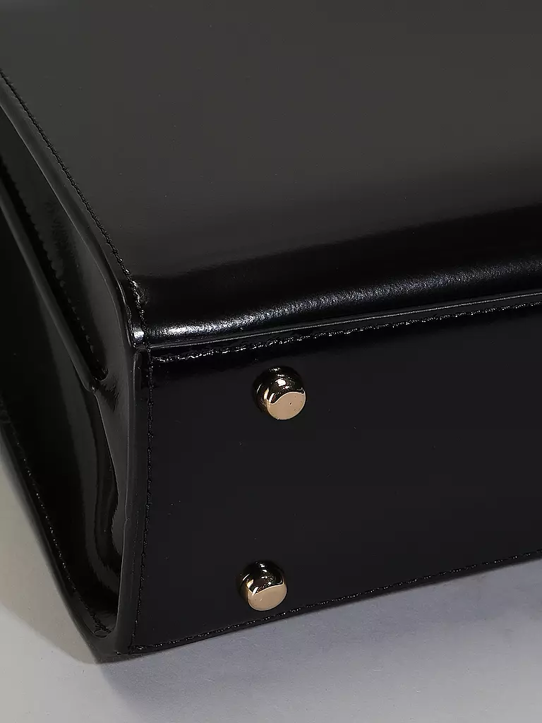 TORY BURCH | Ledertasche - Henkeltasche ROBINSON SPAZZOLATO  Small | Noir