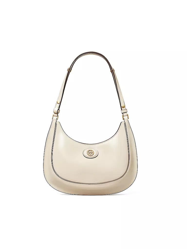 TORY BURCH | Ledertasche - Henkeltasche ROBINSON SPAZZOLATO | Beige