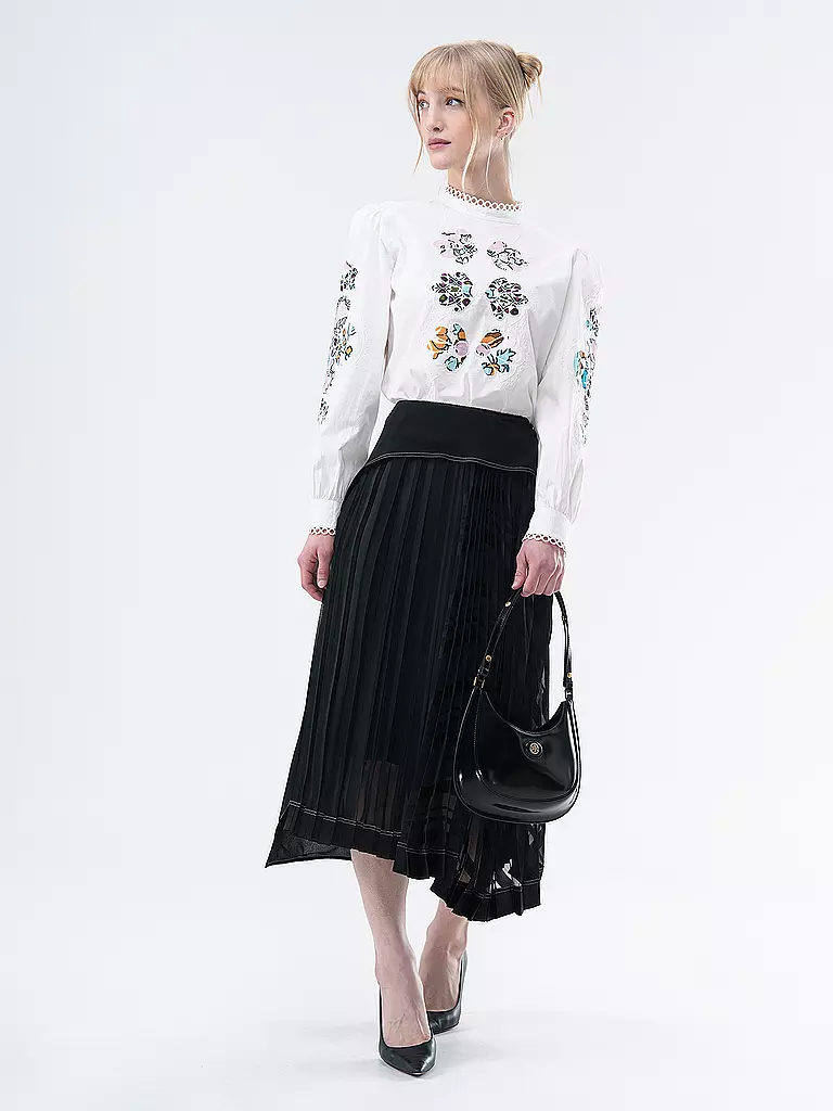 TORY BURCH | Ledertasche - Henkeltasche ROBINSON SPAZZOLATO | Noir