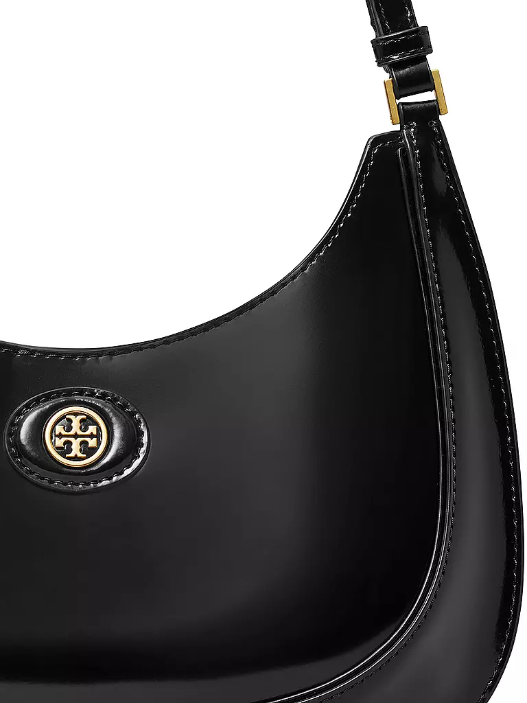 TORY BURCH | Ledertasche - Henkeltasche ROBINSON SPAZZOLATO | Noir