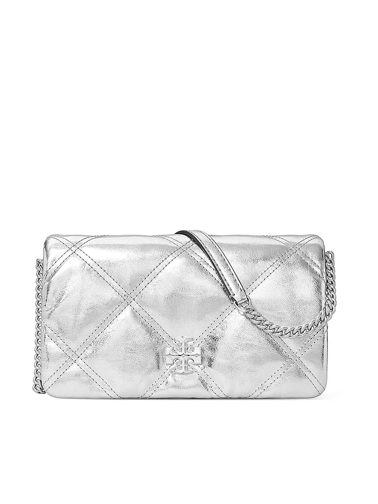 TORY BURCH | Ledertasche - Mini Bag KIRA  | Argent
