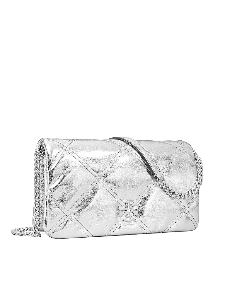 TORY BURCH | Ledertasche - Mini Bag KIRA  | Argent