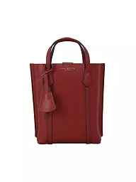 TORY BURCH | Ledertasche - Mini Bag PERRY MINI TOTE | Rouge foncé