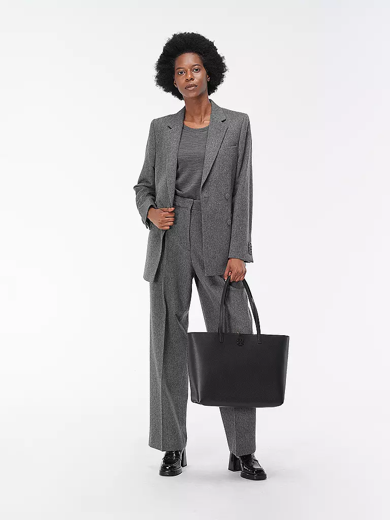TORY BURCH | Ledertasche - Shopper MCGRAW  | Noir