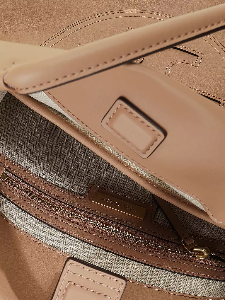 TORY BURCH | Ledertasche - Tote Bag ELLA ECO TOTE Small | Crème