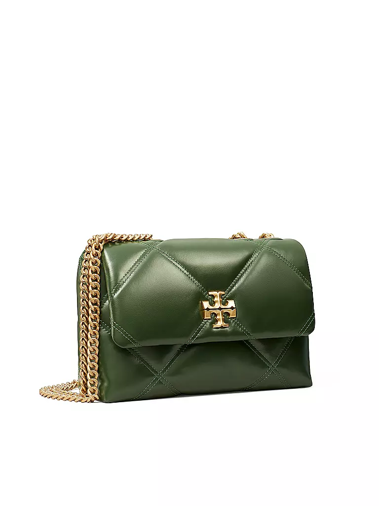 TORY BURCH | Ledertasche - Umhängetasche KIRA DIAMOND Small | Vert