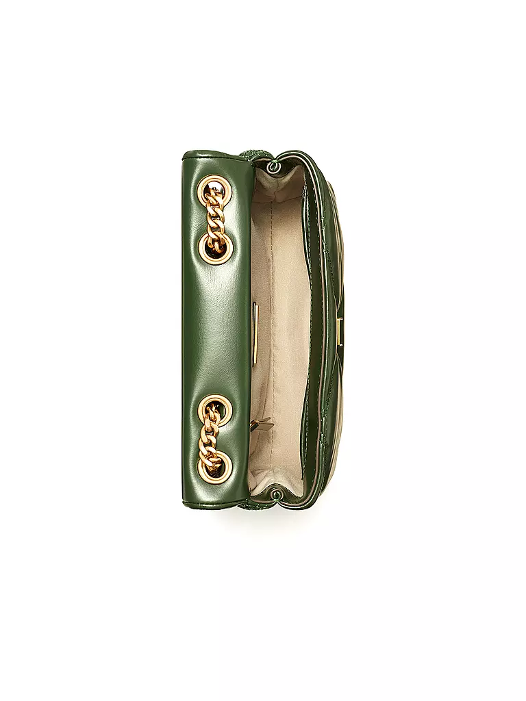 TORY BURCH | Ledertasche - Umhängetasche KIRA DIAMOND Small | Vert