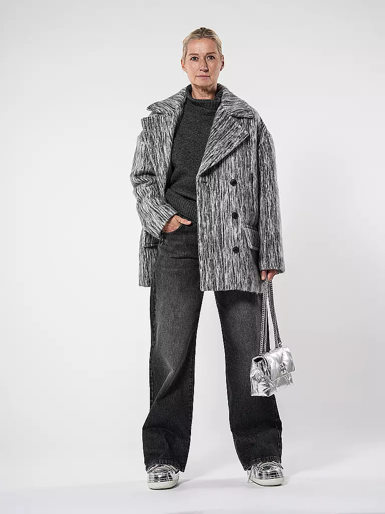 TORY BURCH | Ledertasche - Umhängetasche KIRA Small | Argent