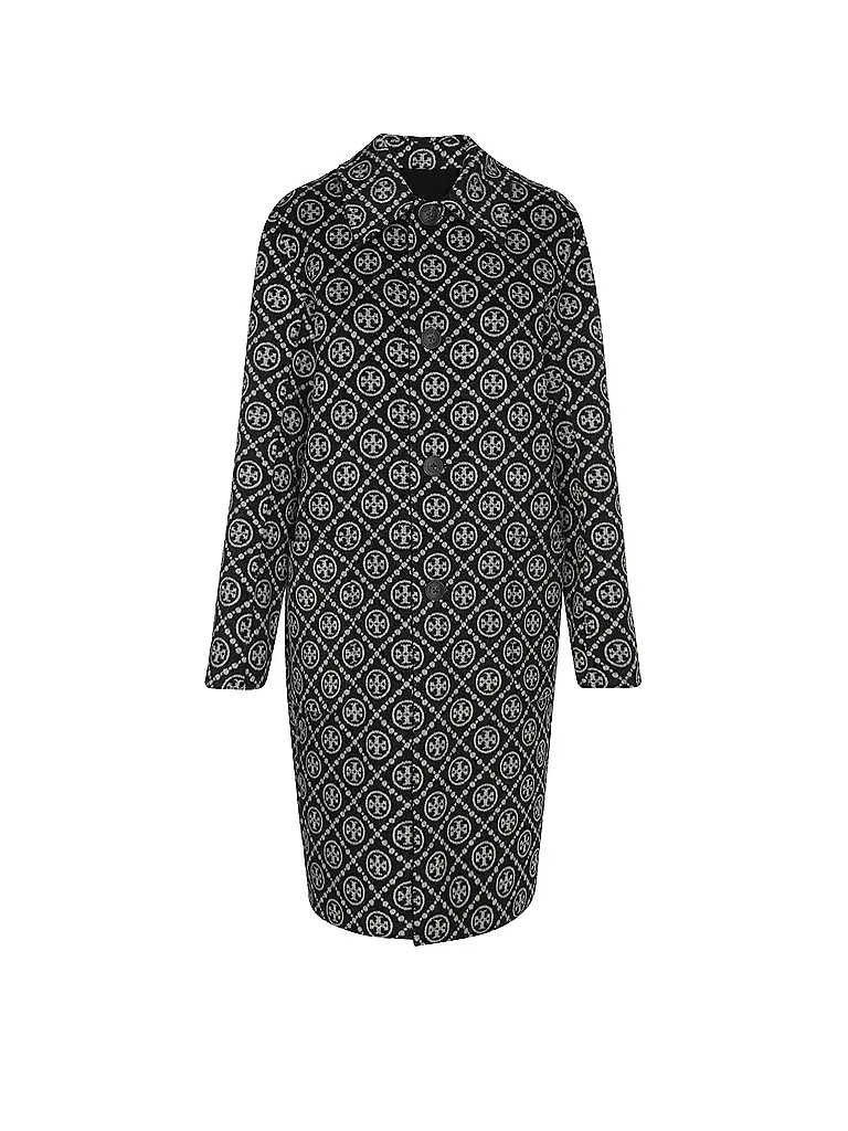 TORY BURCH | Manteau en laine réversible | schwarz