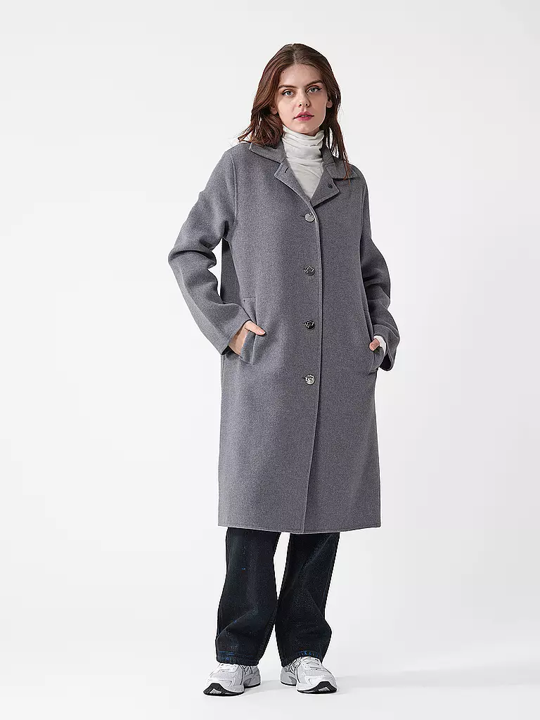 TORY BURCH | Manteau en laine | grau