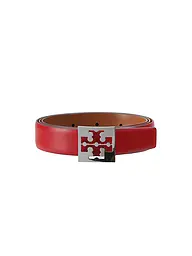 TORY BURCH | Nom du produit: Ceinture en cuir SQUARE LOGO | Marron