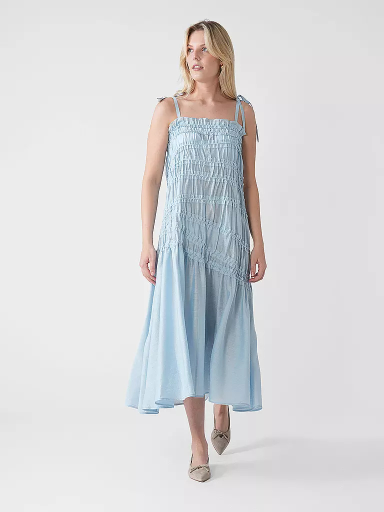TORY BURCH | Robe midi | hellblau