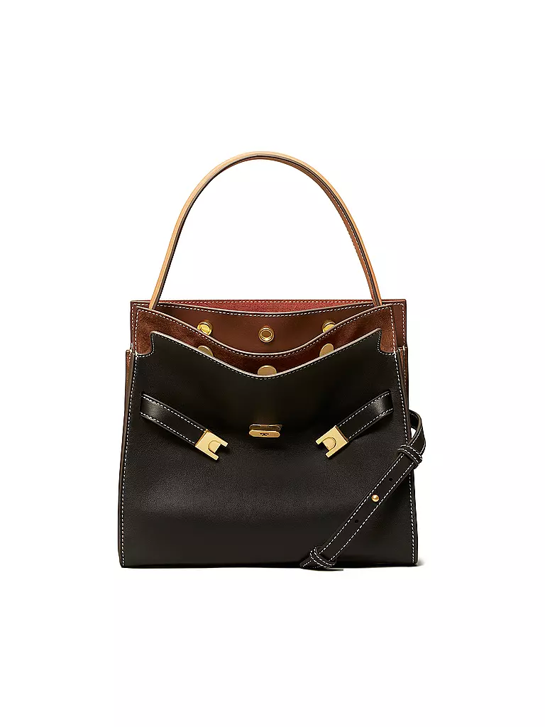 TORY BURCH | Sac en cuir - Double Bag Small | Noir