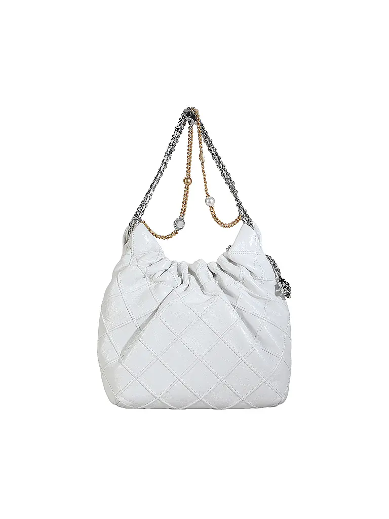 TORY BURCH | Sac en cuir - Hobo Bag FLEMING Mini | Blanc
