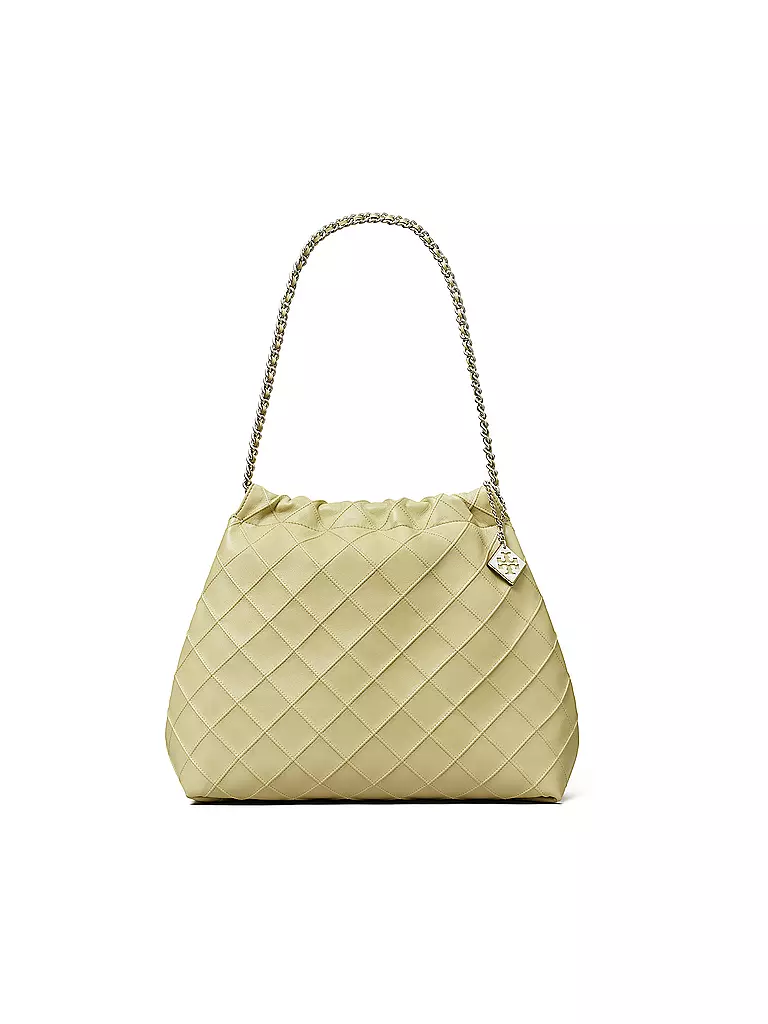TORY BURCH | Sac en cuir - Hobo FLEMING | grün
