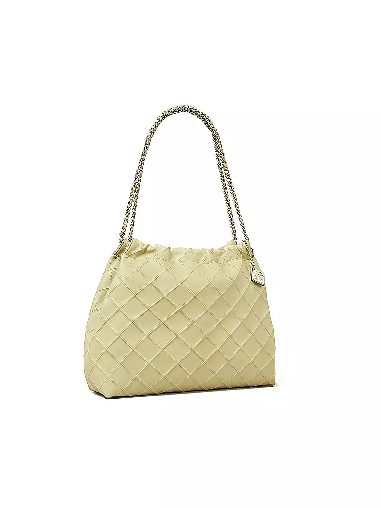 TORY BURCH | Sac en cuir - Hobo FLEMING | grün