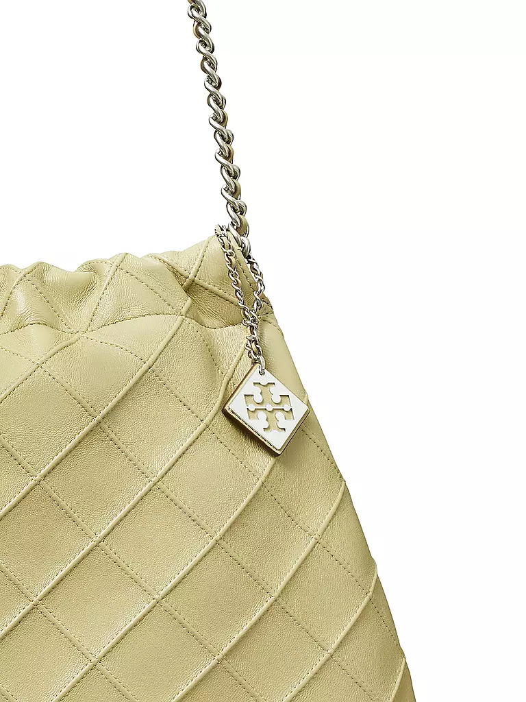 TORY BURCH | Sac en cuir - Hobo FLEMING | grün