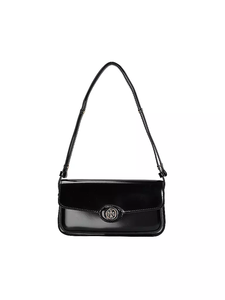 TORY BURCH | Sac en cuir - Mini sac ROBINSON SPAZZOLATO | schwarz