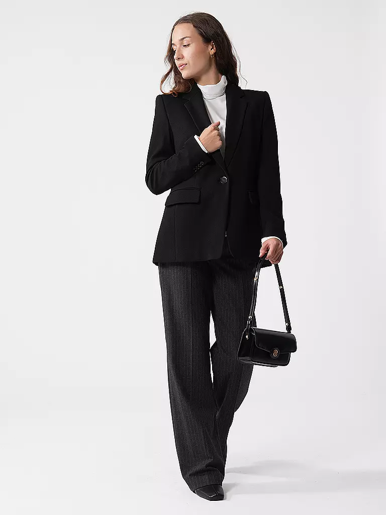 TORY BURCH | Sac en cuir - Mini sac ROBINSON SPAZZOLATO | schwarz