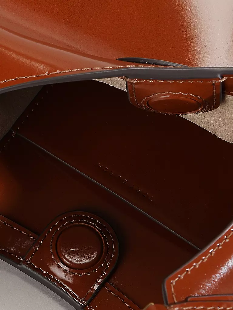 TORY BURCH | Sac en cuir - Sac à main ROBINSON SPAZZOLATO | braun