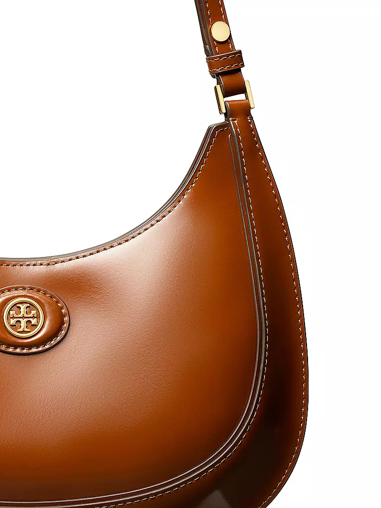 TORY BURCH | Sac en cuir - Sac à main ROBINSON SPAZZOLATO | braun