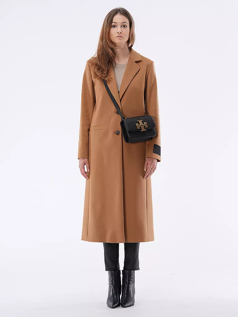 TORY BURCH | Sac en cuir - Sac bandoulière ELEANOR Small | schwarz