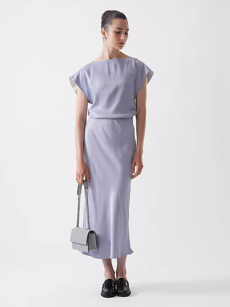 TORY BURCH | Sac en cuir - Sac bandoulière FLEMING SMALL | grau