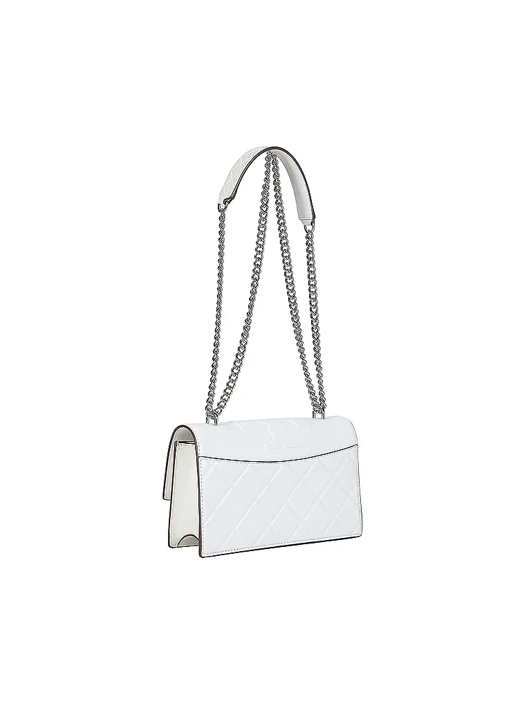 TORY BURCH | Sac en cuir - Sac bandoulière FLEMING Small | Blanc