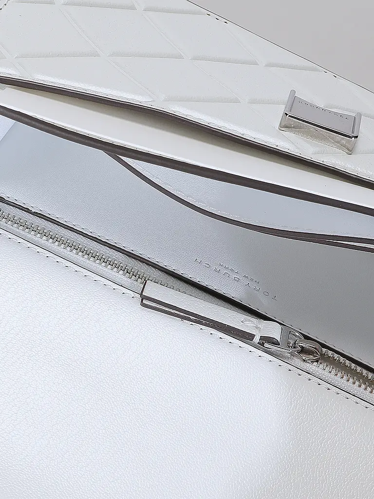 TORY BURCH | Sac en cuir - Sac bandoulière FLEMING Small | Blanc