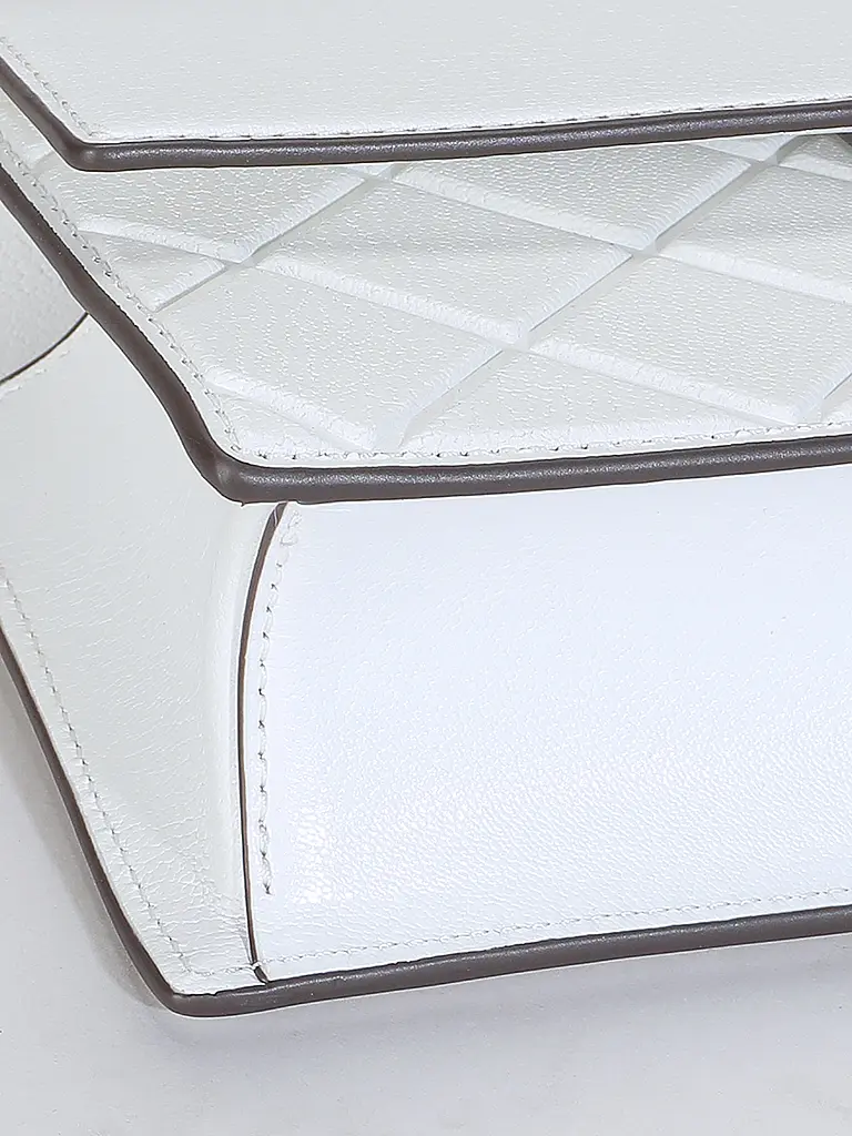 TORY BURCH | Sac en cuir - Sac bandoulière FLEMING Small | Blanc