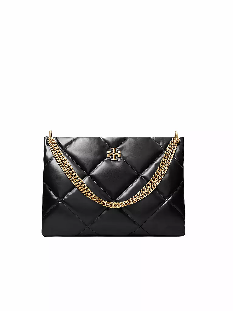TORY BURCH | Sac en cuir - Sac bandoulière KIRA DIAMAND QUILT HOBO | Noir