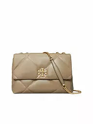 TORY BURCH | Ledertasche - Umhängetasche KIRA DIAMOND  | Beige