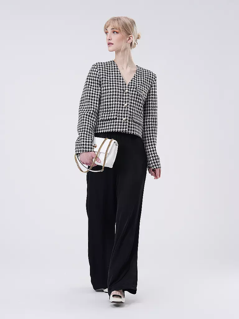 TORY BURCH | Sac en cuir - Sac bandoulière KIRA DIAMOND | weiss