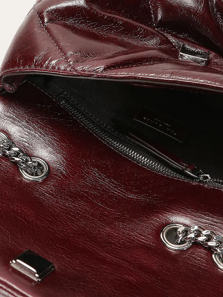 TORY BURCH | Sac en cuir - Sac bandoulière KIRA | Rouge foncé