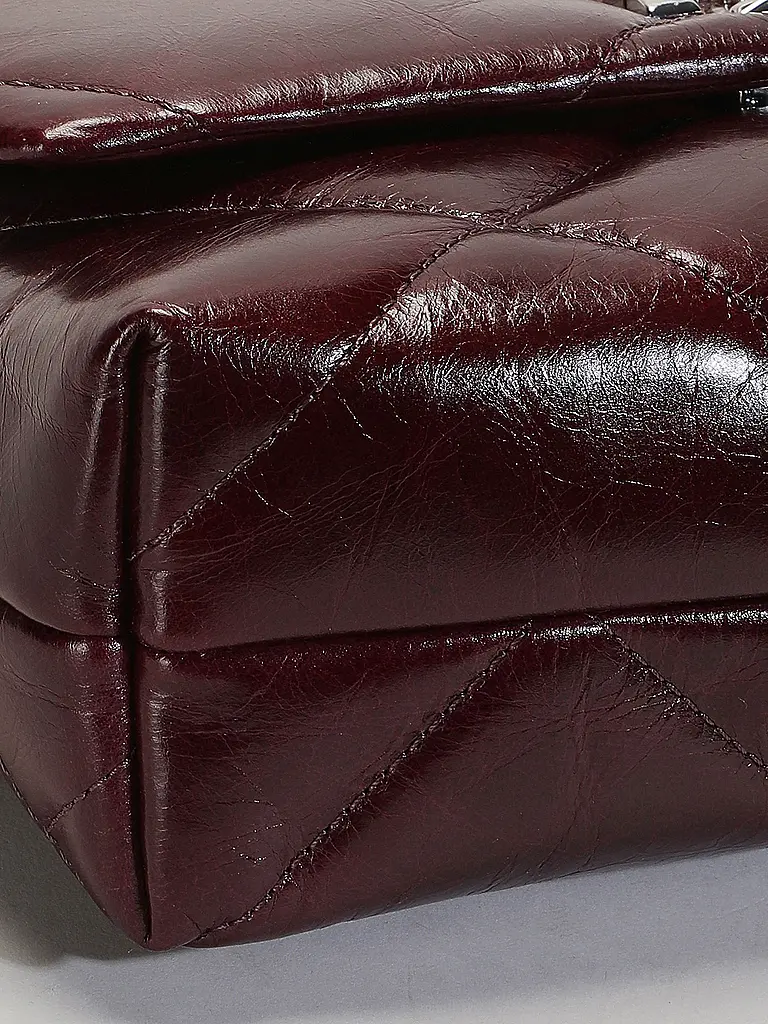 TORY BURCH | Sac en cuir - Sac bandoulière KIRA | Rouge foncé