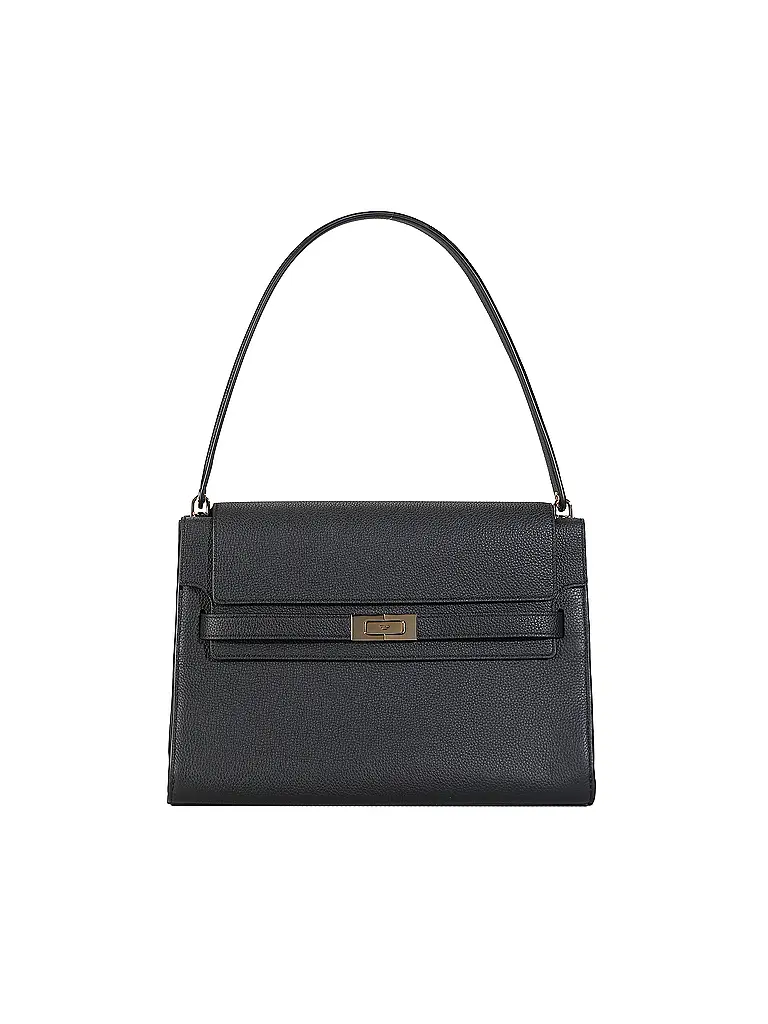 TORY BURCH | Sac en cuir - Sac bandoulière LEE RADZIWILL Large | Noir