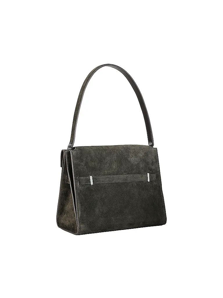 TORY BURCH | Sac en cuir - Sac bandoulière LEE RADZIWILL Large | Vert foncé